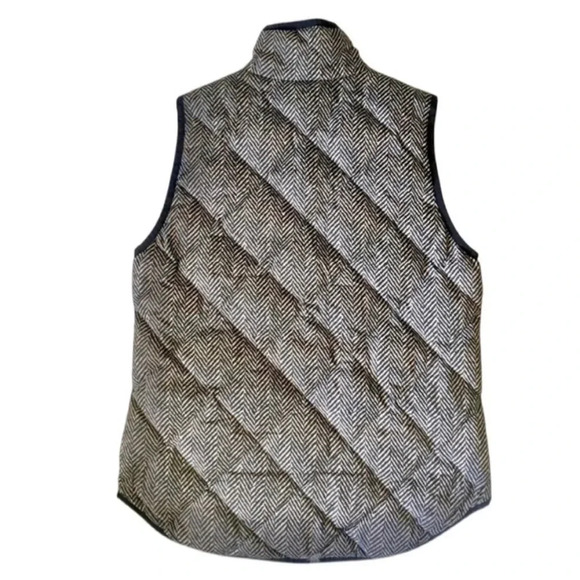 J.Crew Quilted Herringbone Puffer Down Vest - Picture 6 of 6